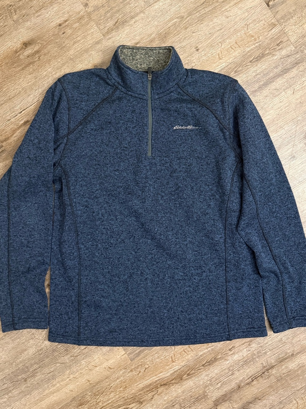 Eddie Bauer • 1/4 Zip Heathered Pullover Sweater